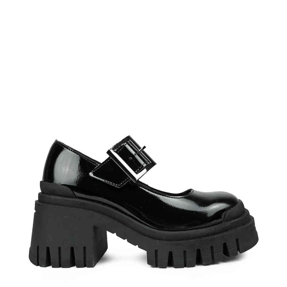 Altercore - Galia Patent Vegan Chaussures basses - Noir